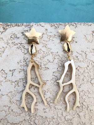 Open image in slideshow, Coral Branch Earrings
